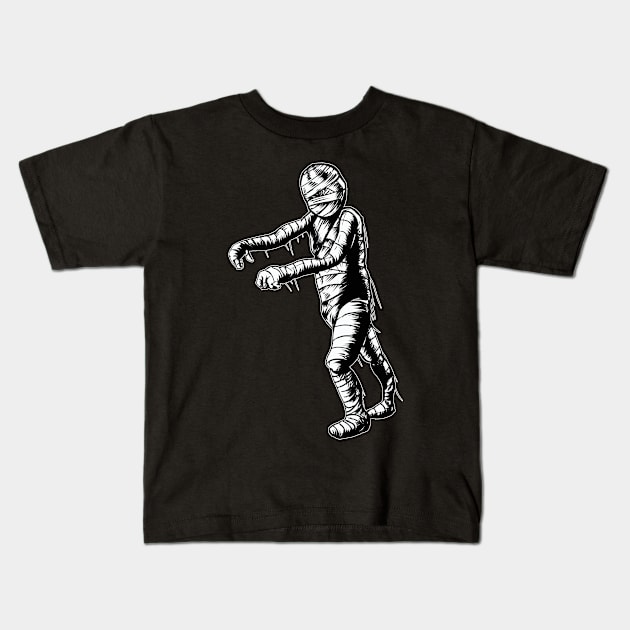 Curse of  the Mummy Kids T-Shirt by silentrob668